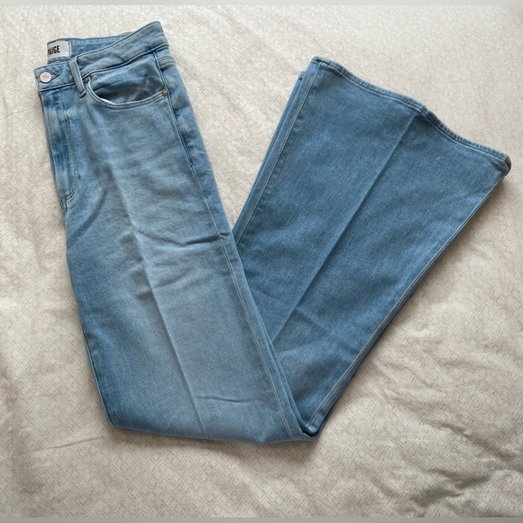 NWT Paige Charlie high rise super flare jeans in “luminaries” light wash - Picture 13 of 15